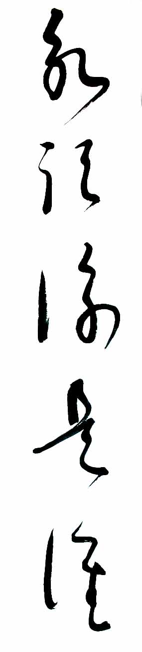 Chinese calligraphy are different from other calligraphy works.